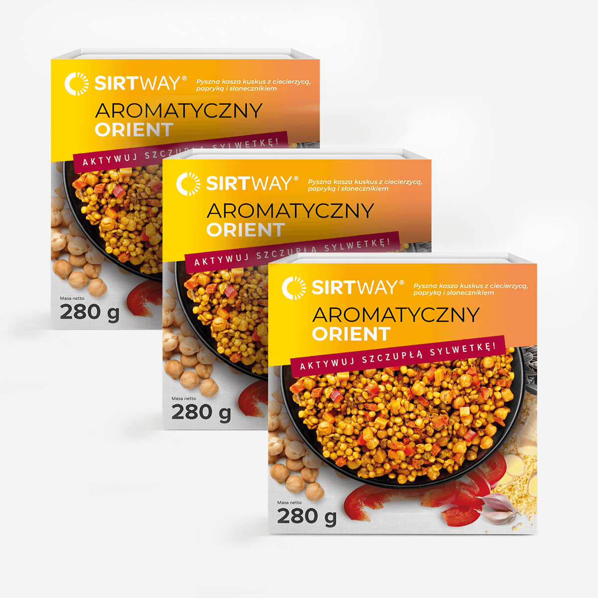 Zestaw 3 x Danie SirtWay Aromatyczny Orient